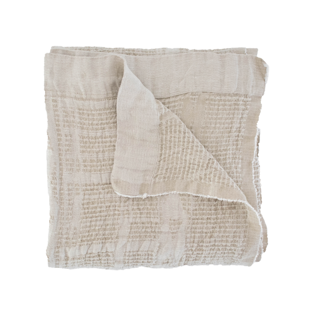 Bogolan Bed Throw           Colour: Sand